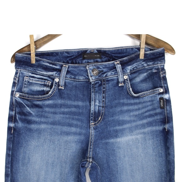 Silver Jeans Elyse Slim Boot Jeans 28 6 - Picture 4 of 13